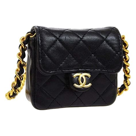 black chanel handbag with gold chain|chanel small bag with chain.